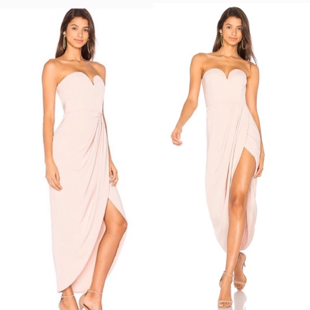 New Shona Joy Bustier Draped Dress Ballet